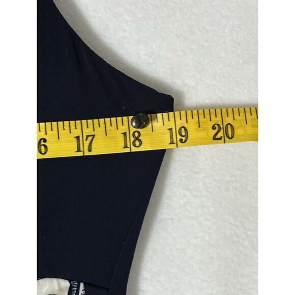 Jessica Howard Dress Size 12P Navy White Floral Embellished MOB Guest Formal 2PC - Picture 5 of 9